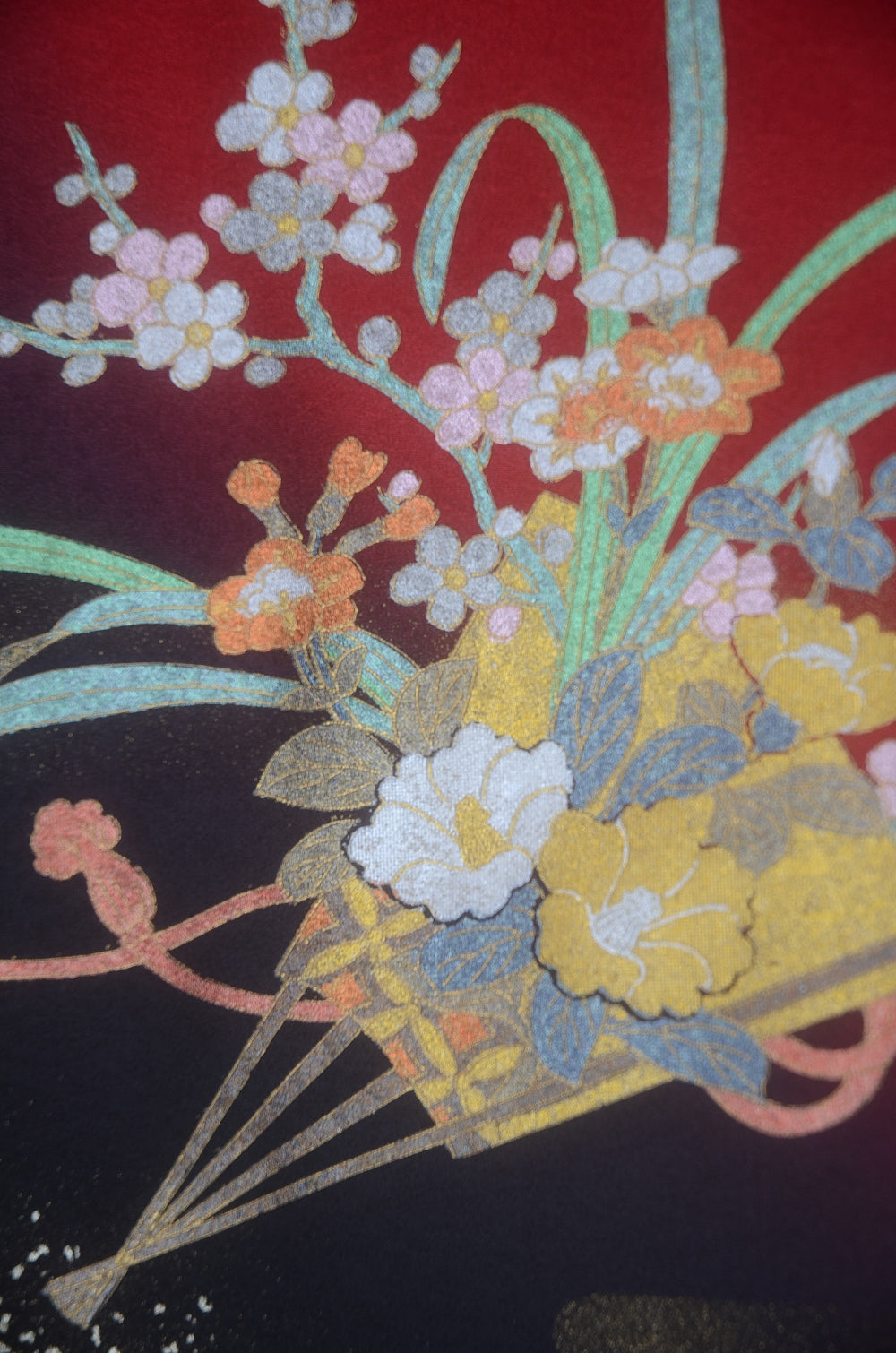 Long-sleeved kimono 6 items set / Furisode / FK#2-333