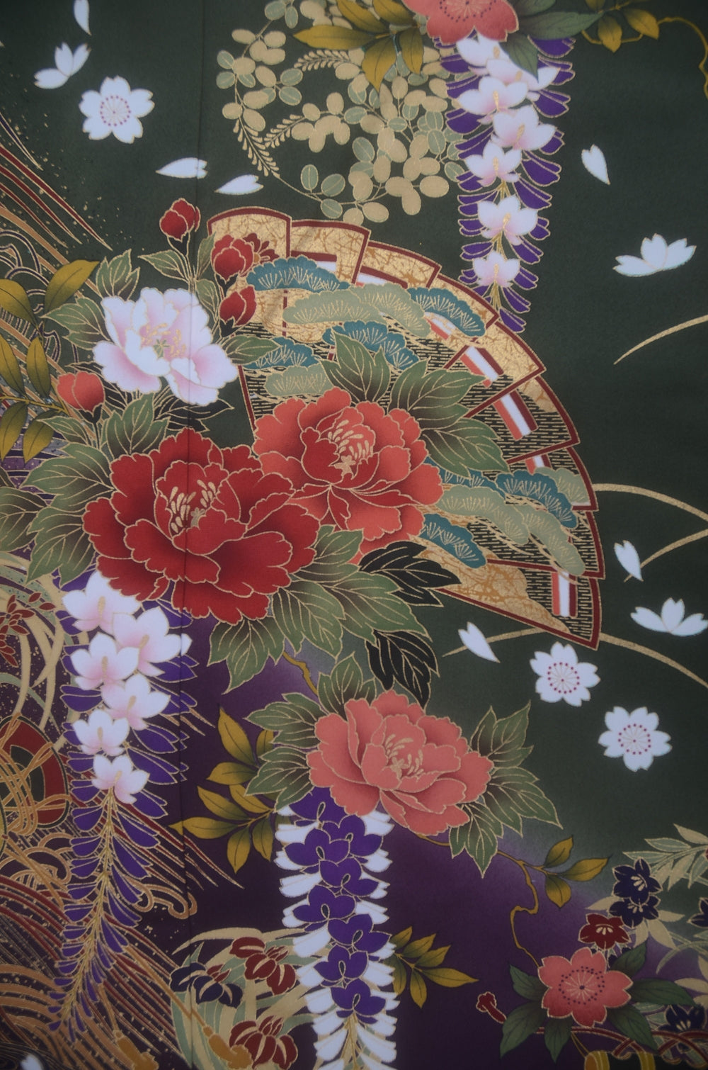 Long-sleeved kimono 6 items set / Furisode / FK#2-334