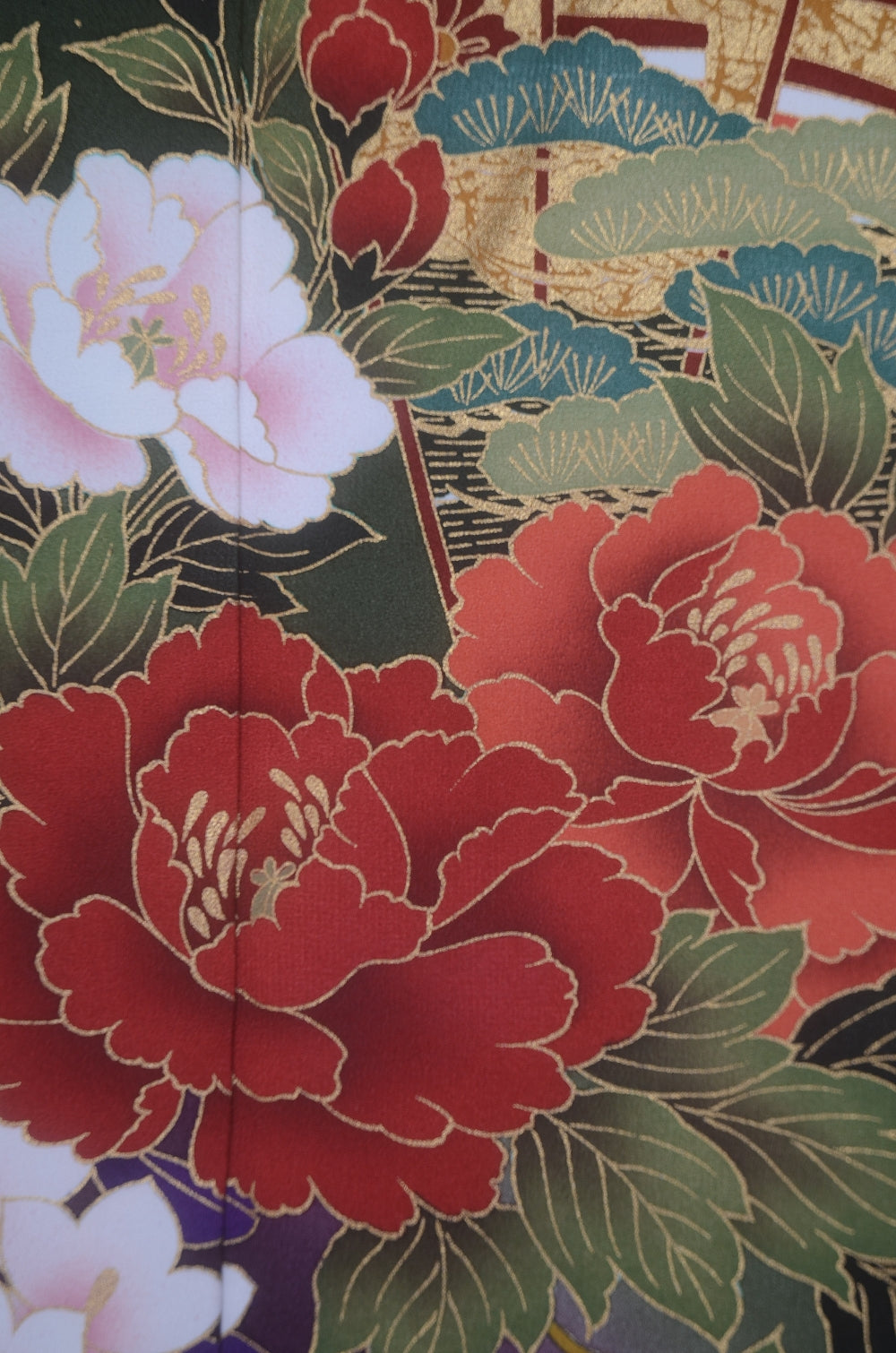 Long-sleeved kimono 6 items set / Furisode / FK#2-334