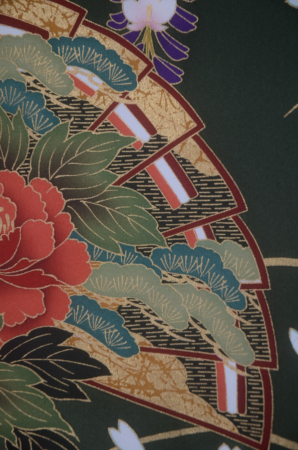 Long-sleeved kimono 6 items set / Furisode / FK#2-334