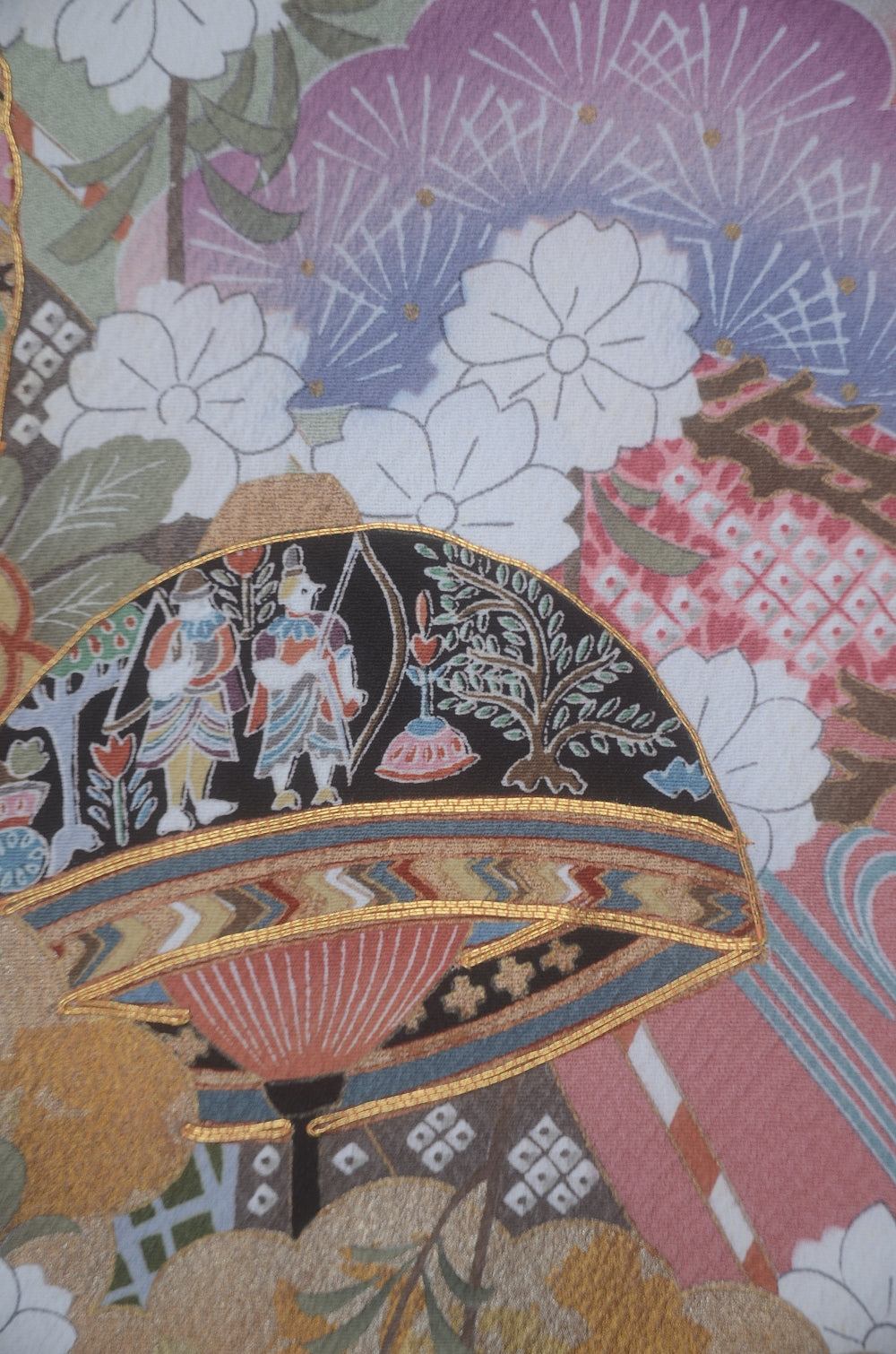 Long-sleeved kimono 6 items set / Furisode / FK#2-335