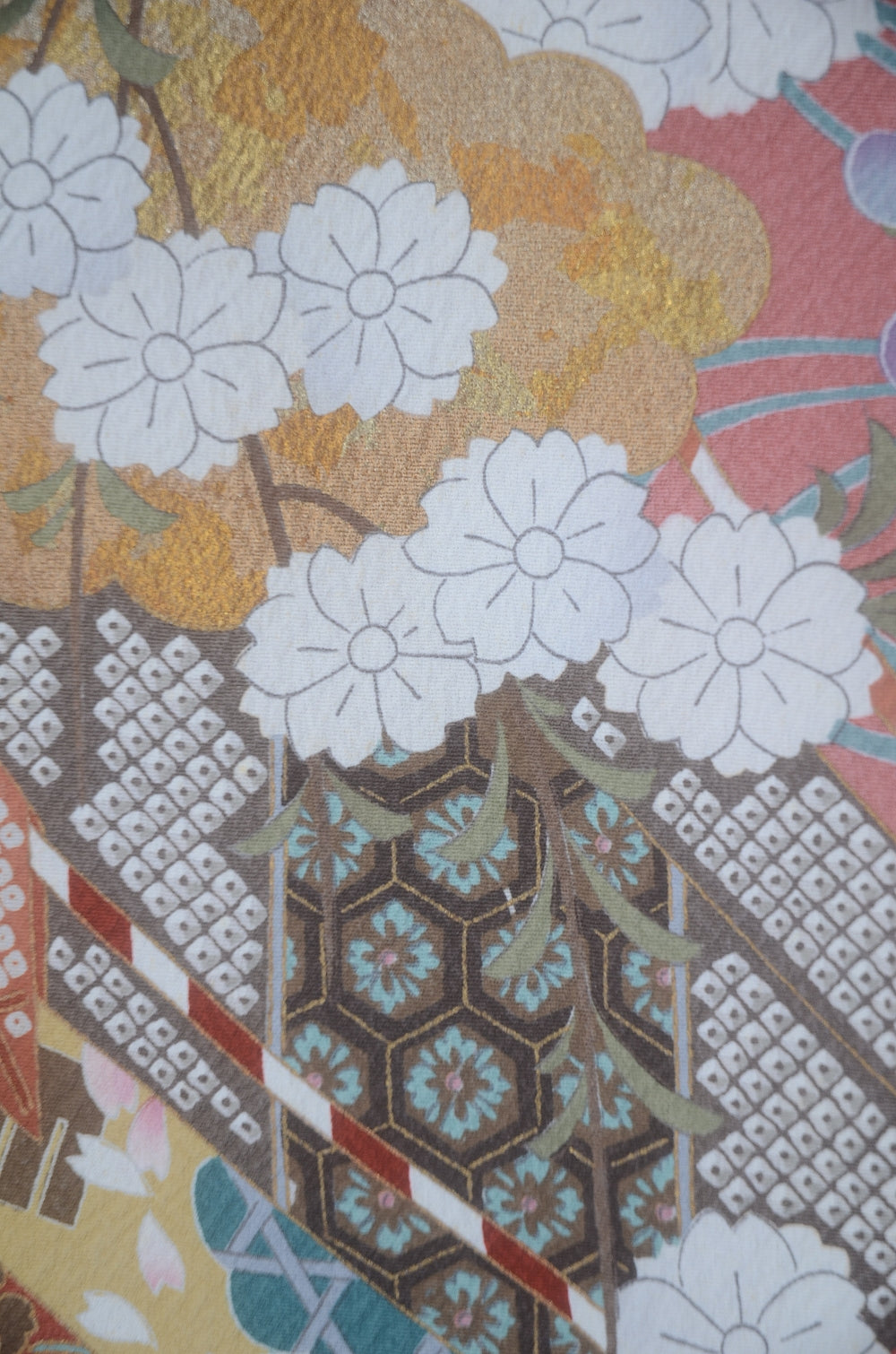 Long-sleeved kimono 6 items set / Furisode / FK#2-335