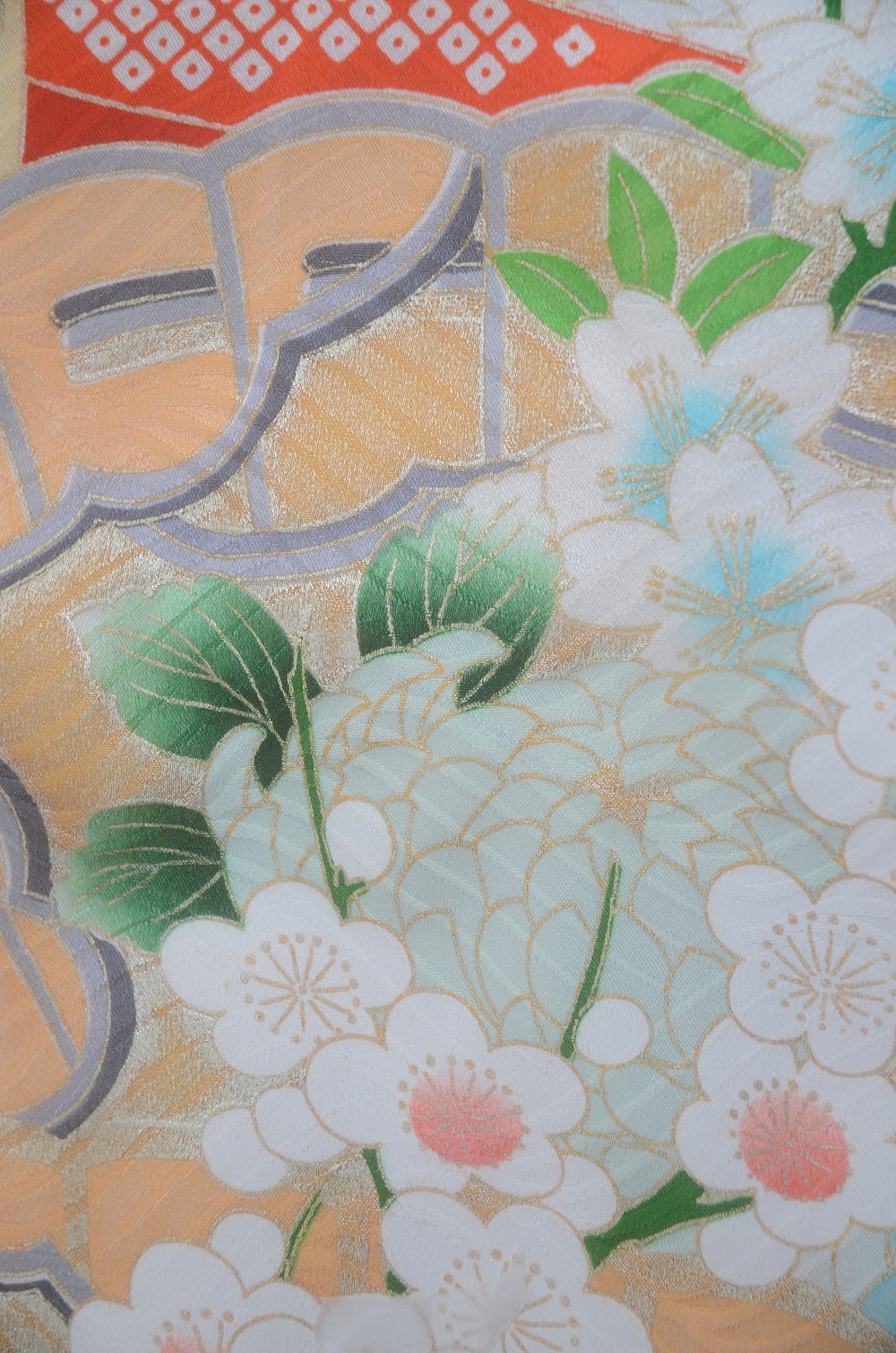 Long-sleeved kimono 6 items set / Furisode / FK#2-337
