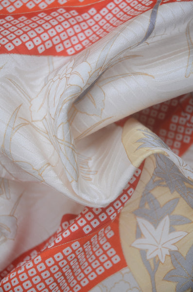Long-sleeved kimono 6 items set / Furisode / FK#2-337
