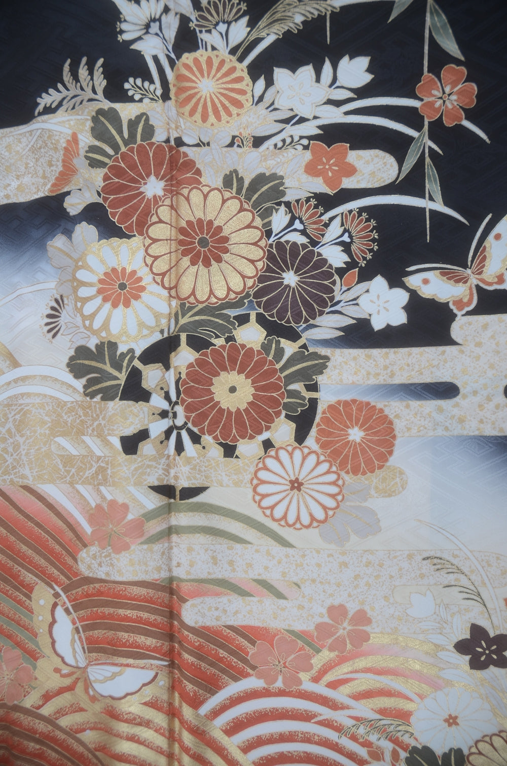 Long-sleeved kimono 6 items set / Furisode / FK#2-338