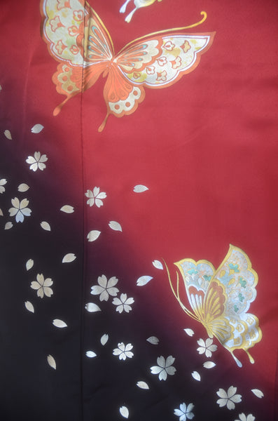 Long-sleeved kimono 6 items set / Furisode / FK#2-340
