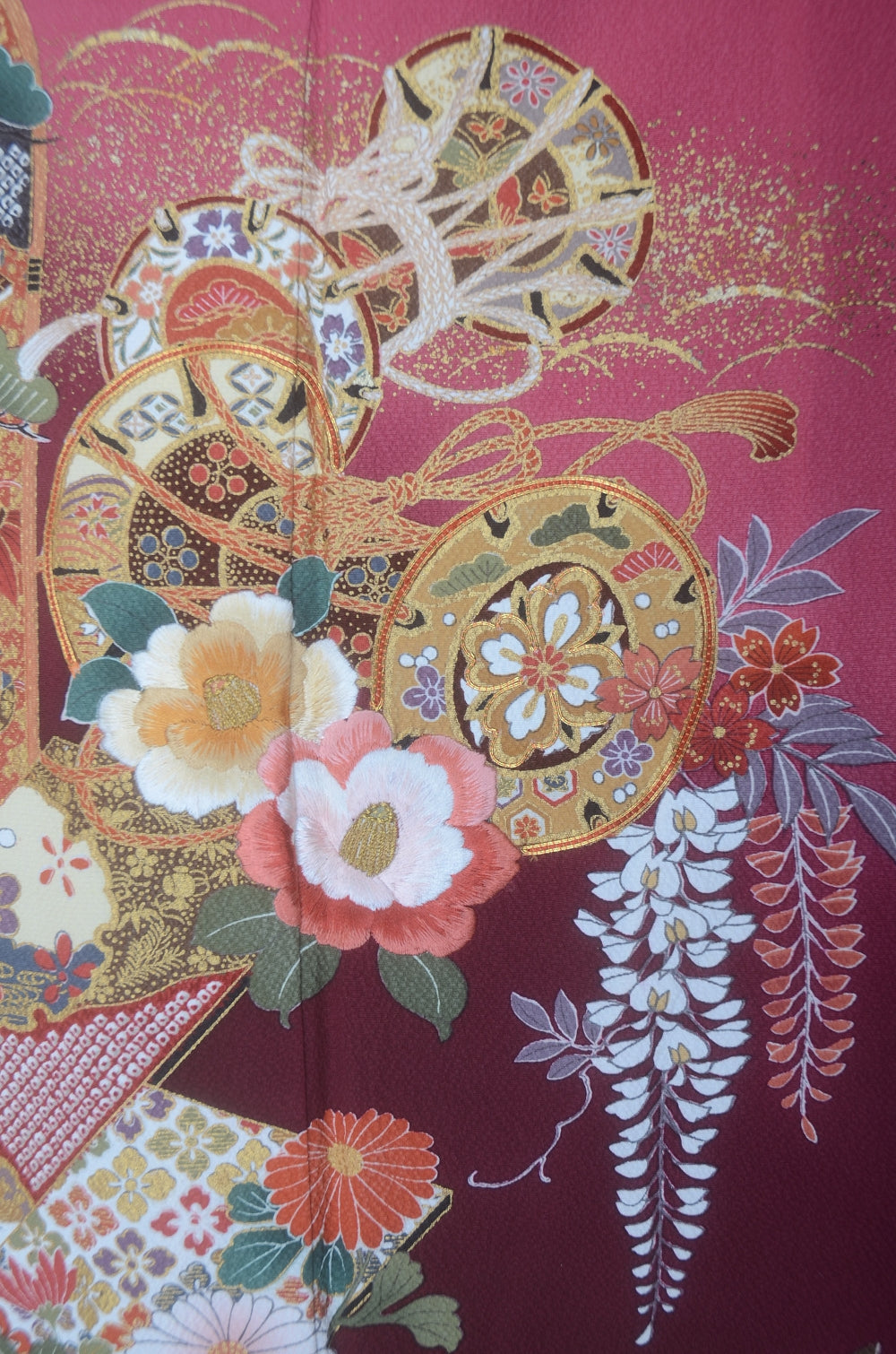 Long-sleeved kimono 6 items set / Furisode / FK#2-157