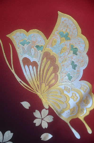 Long-sleeved kimono 6 items set / Furisode / FK#2-340