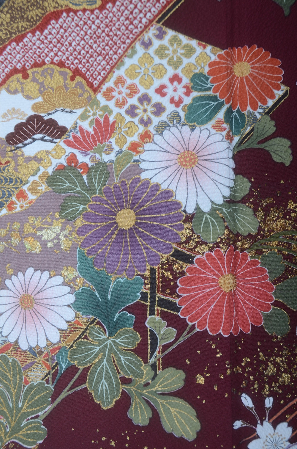 Long-sleeved kimono 6 items set / Furisode / FK#2-157