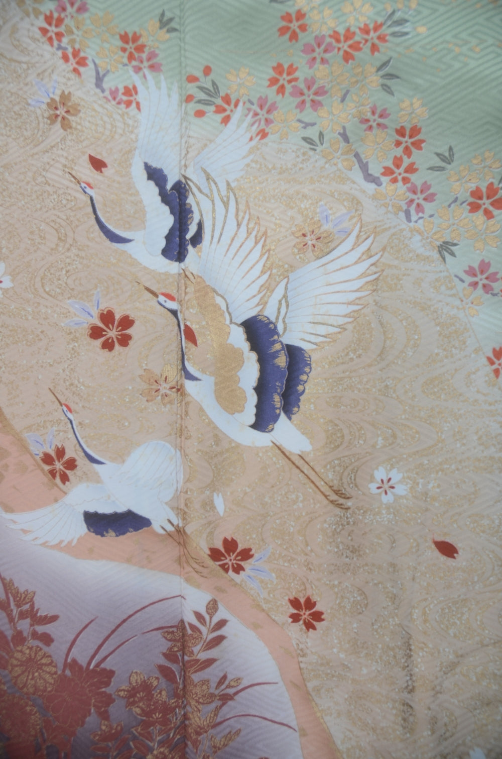 Long-sleeved kimono 6 items set / Furisode / FK#2-341