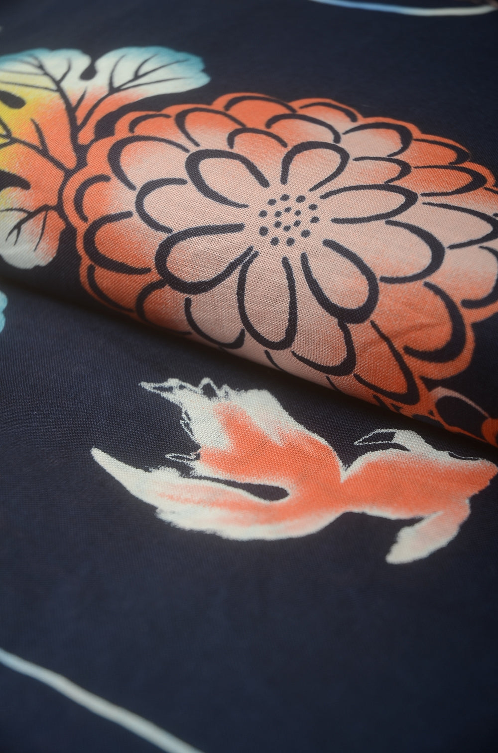 Japanese yukata kimono/ Plus size / P #412 /4L