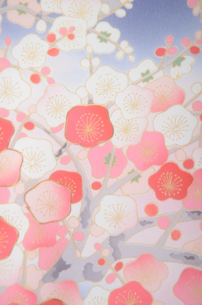 Long-sleeved kimono 6 items set / Furisode / FK#2-158