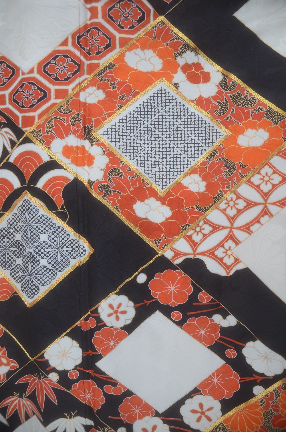 Long-sleeved kimono 6 items set / Furisode / FK#2-342