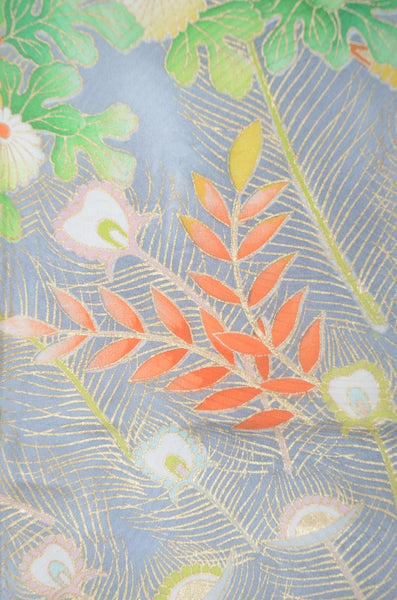 Long-sleeved kimono 6 items set / Furisode / FK#2-159