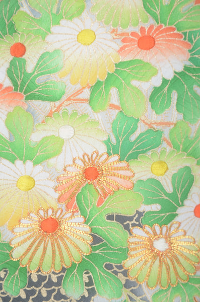 Long-sleeved kimono 6 items set / Furisode / FK#2-159