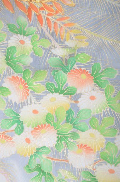 Long-sleeved kimono 6 items set / Furisode / FK#2-159