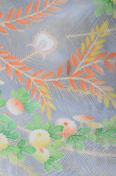 Long-sleeved kimono 6 items set / Furisode / FK#2-159