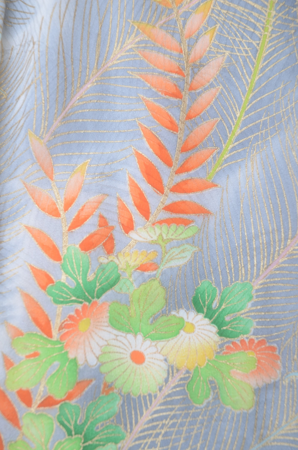 Long-sleeved kimono 6 items set / Furisode / FK#2-159