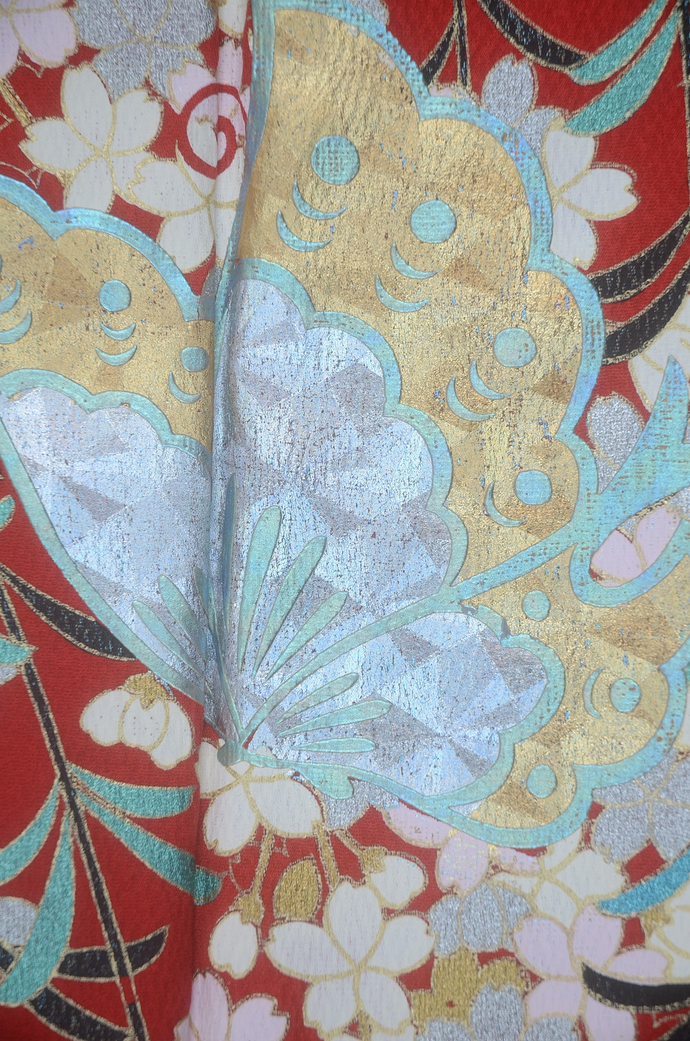 Long-sleeved kimono 6 items set / Furisode / FK#2-345