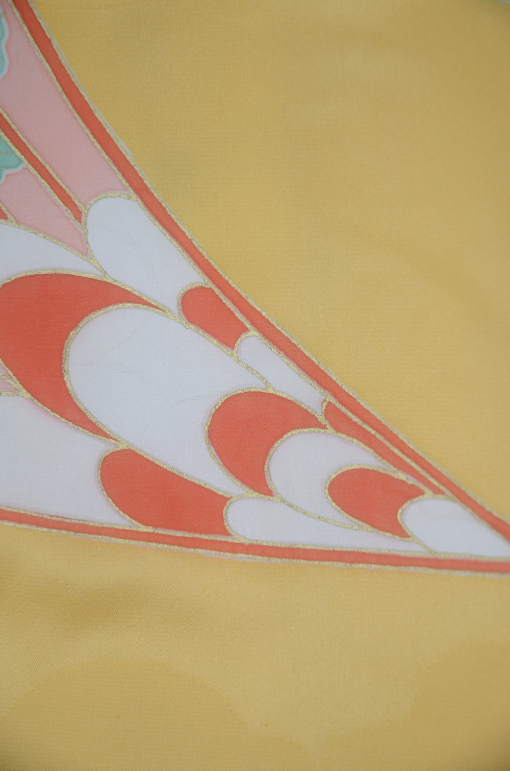 Long-sleeved kimono 6 items set / Furisode / FK#2-346
