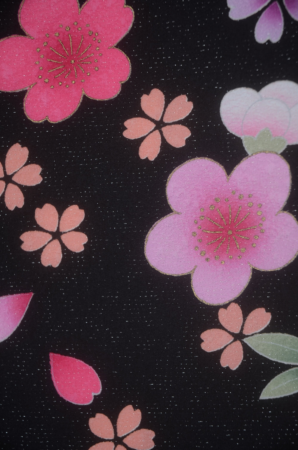 Long-sleeved kimono 6 items set / Furisode / FK#2-349