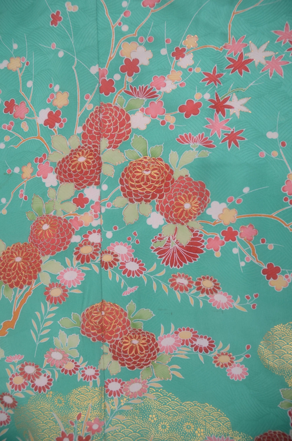 Long-sleeved kimono 6 items set / Furisode / FK#2-350