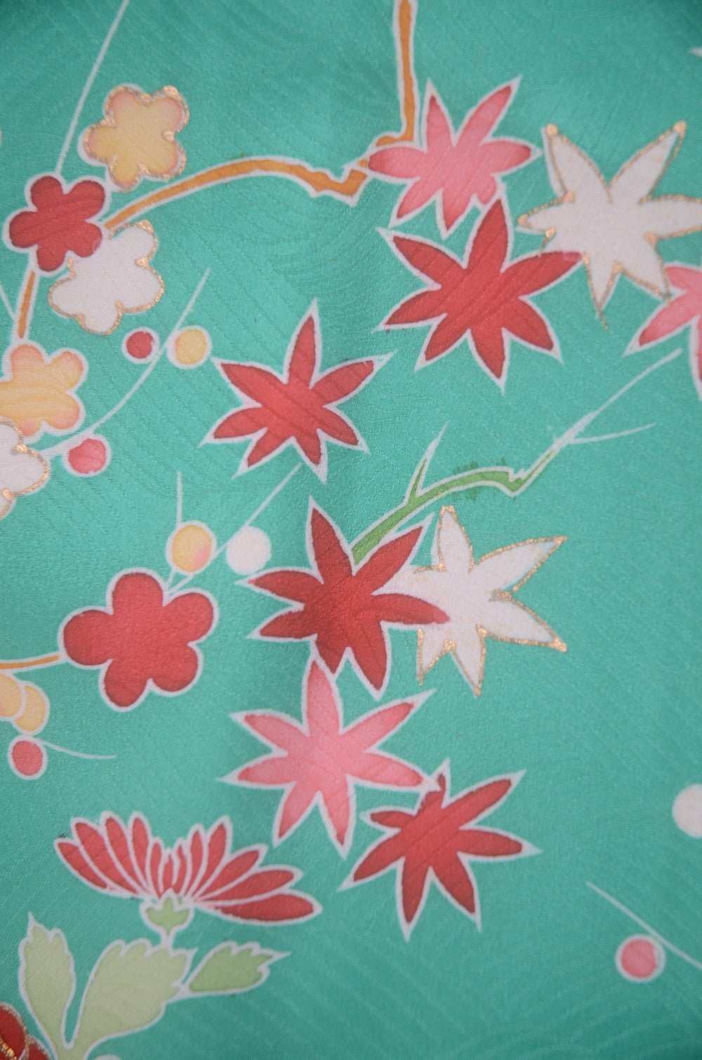 Long-sleeved kimono 6 items set / Furisode / FK#2-350