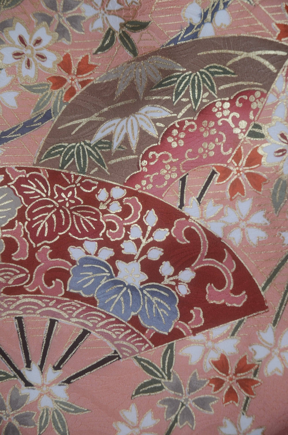 Long-sleeved kimono 6 items set / Furisode / FK#2-353