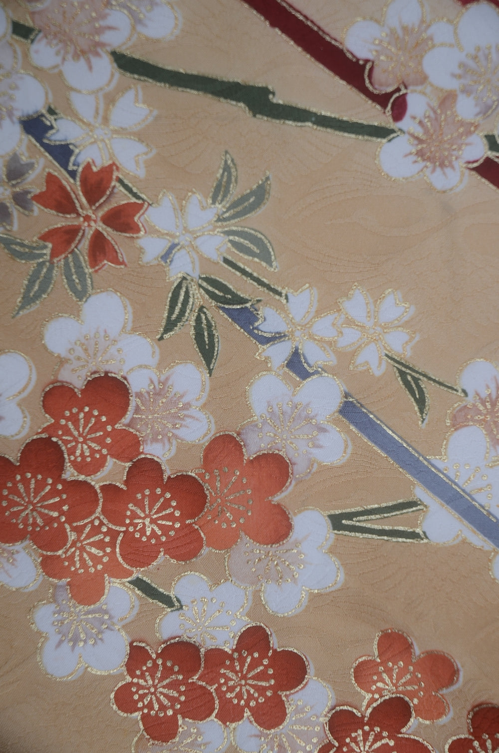 Long-sleeved kimono 6 items set / Furisode / FK#2-353
