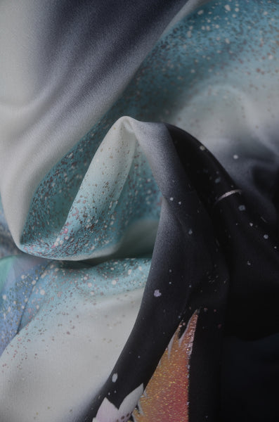 Long-sleeved kimono 6 items set / Furisode / FK#2-354