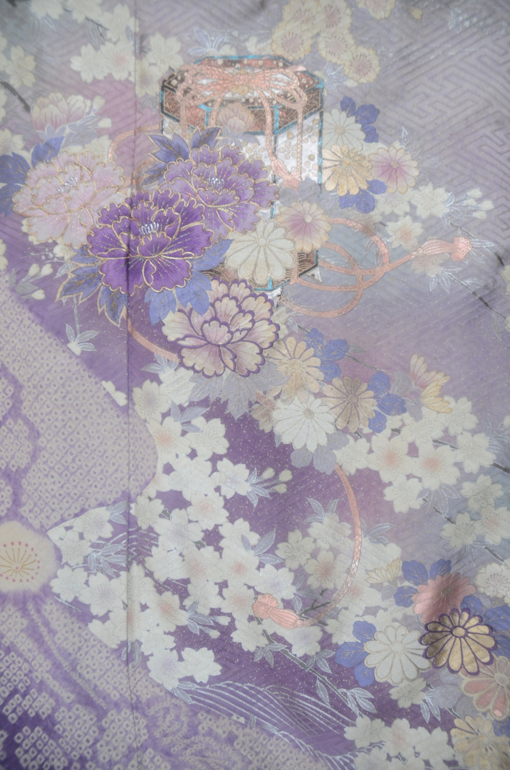 Long-sleeved kimono 6 items set / Furisode / FK#2-355