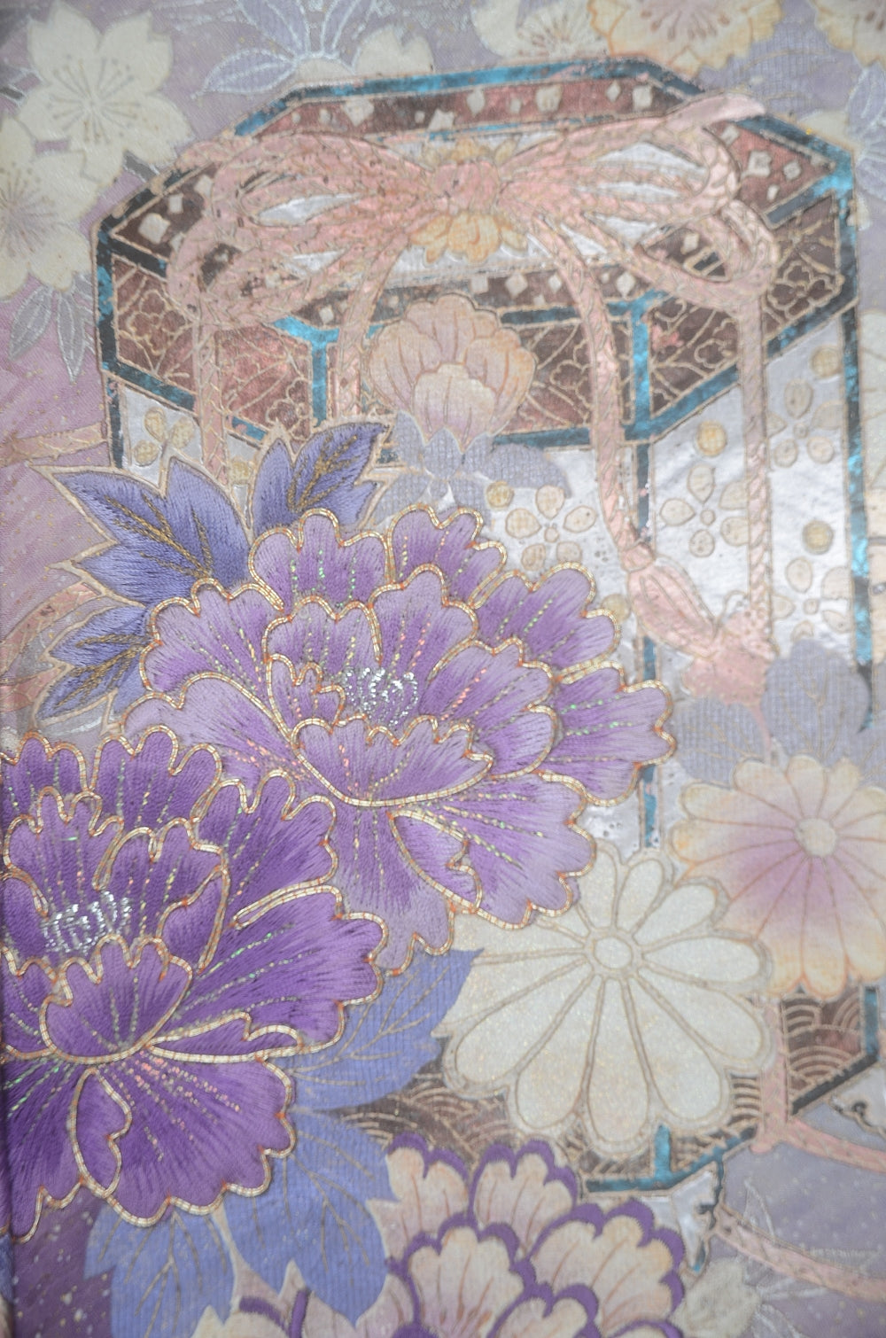 Long-sleeved kimono 6 items set / Furisode / FK#2-355