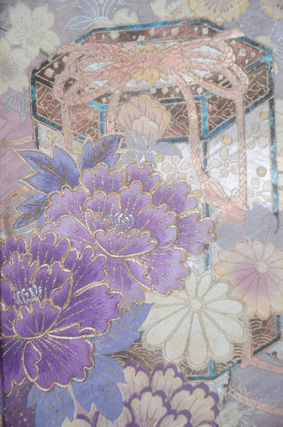Long-sleeved kimono 6 items set / Furisode / FK#2-355
