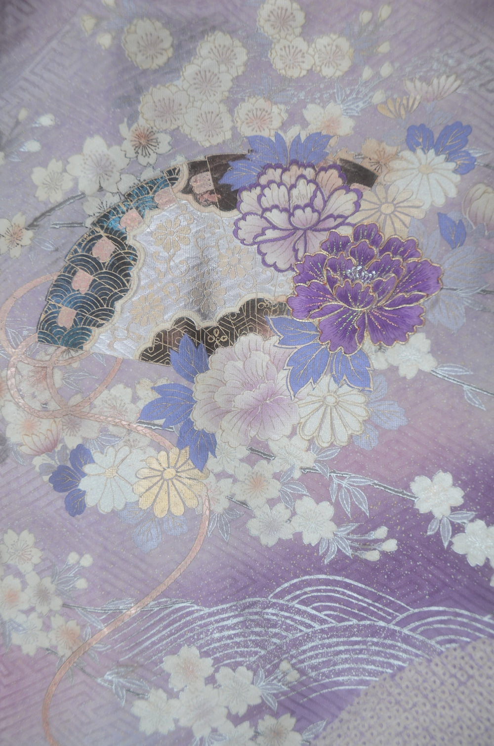 Long-sleeved kimono 6 items set / Furisode / FK#2-355