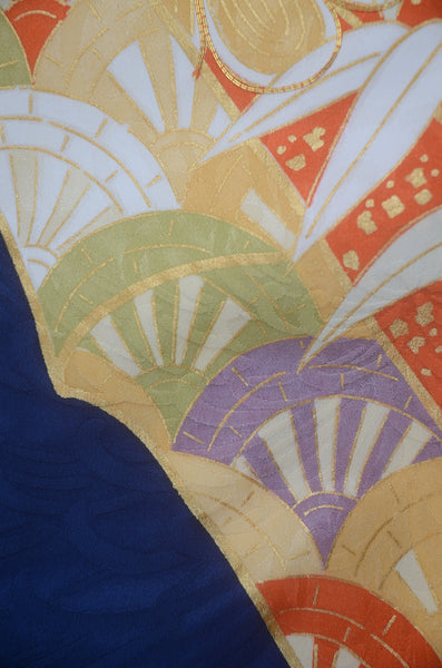 Long-sleeved kimono 6 items set / Furisode / FK#2-356