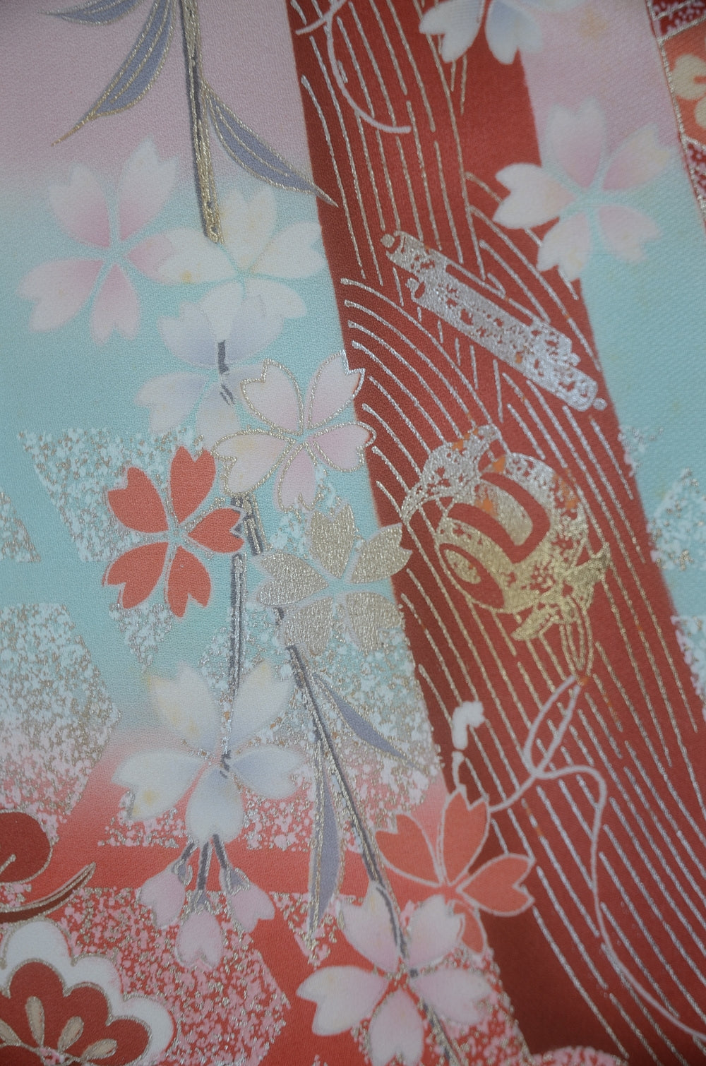 Long-sleeved kimono / Furisode / FK#2-362