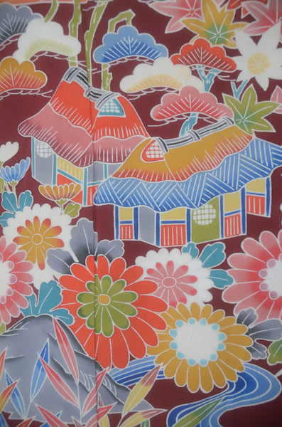 Long-sleeved kimono / Furisode / FK#2-372