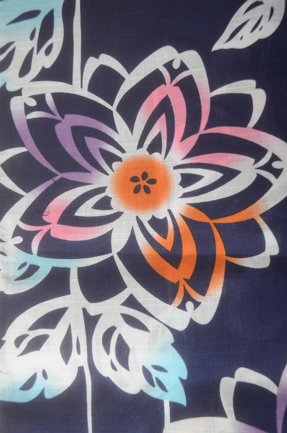 Yukata for indoor use / Yaezakura :EM002-Indigo