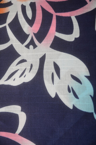 Yukata for indoor use / Yaezakura :EM002-Indigo