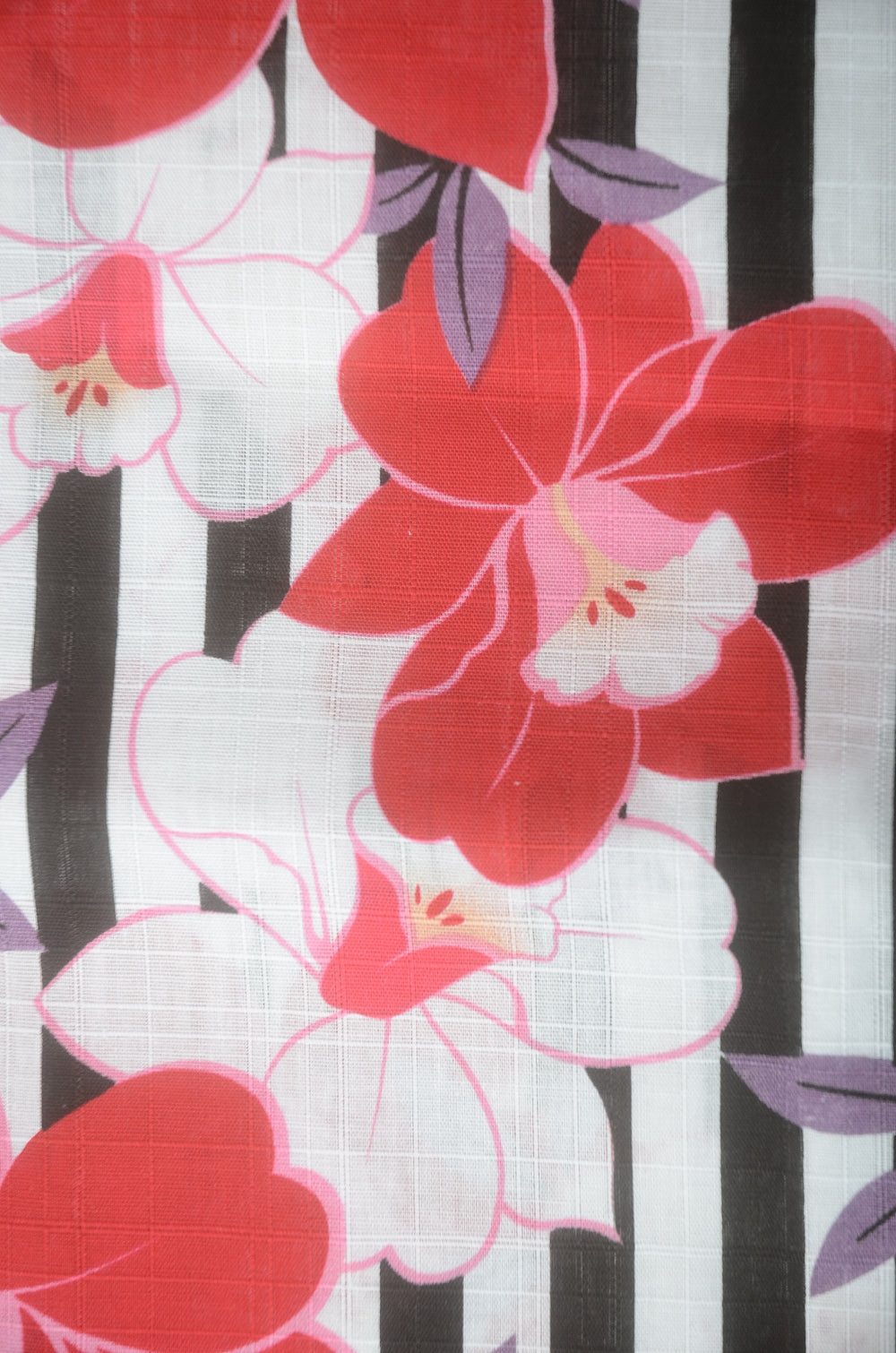 Yukata for indoor use / Flower :EM005-Stripe