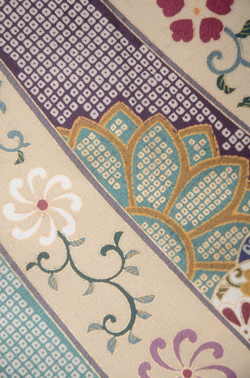 Long-sleeved kimono 6 items set / Furisode / FK#1-895