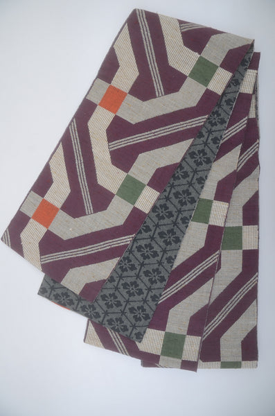 Woven & Dyed obi belt / HB #1-148