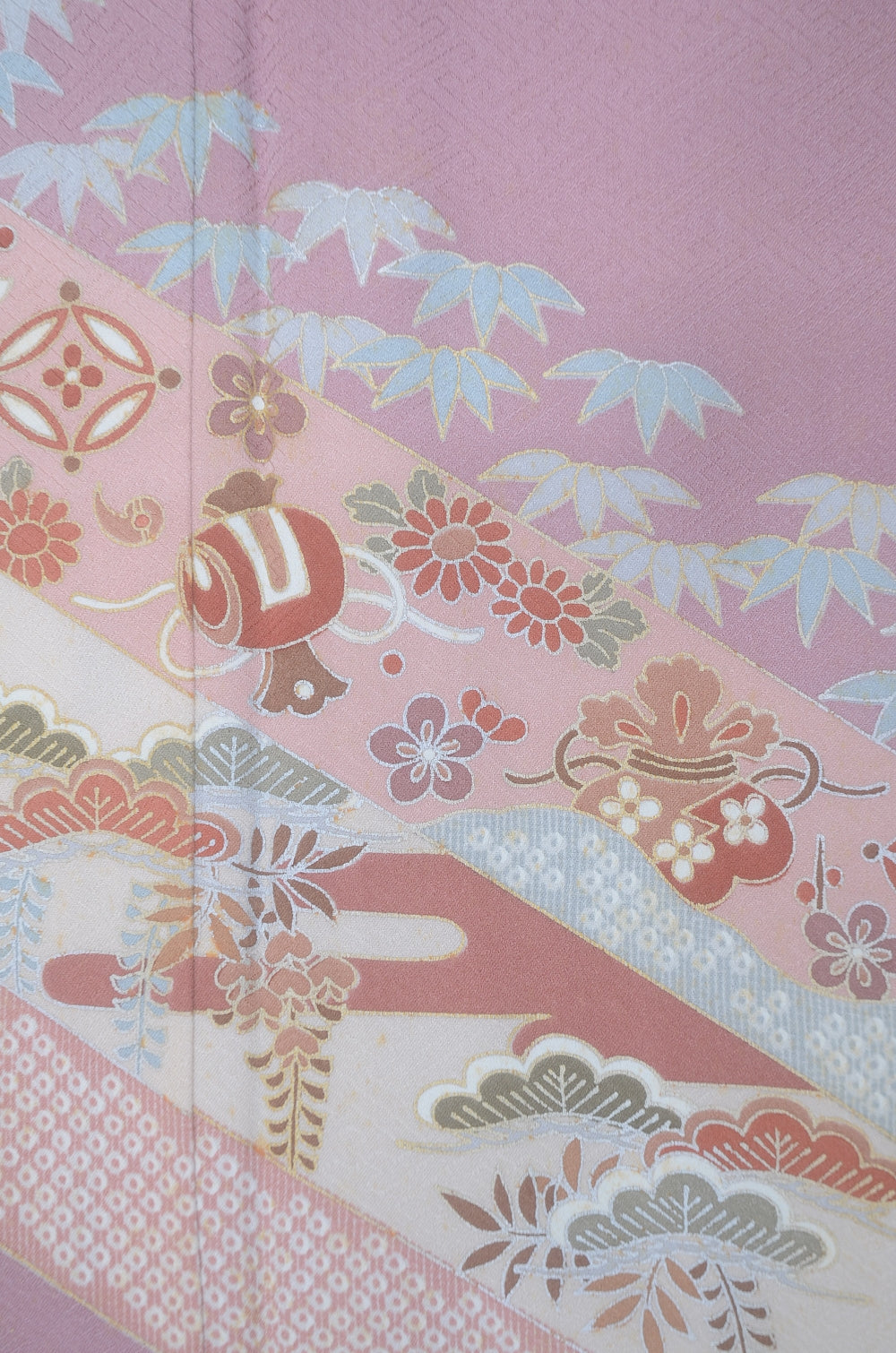 Japanese kimono 6 items set / TK #2-475