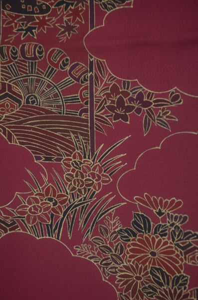 Japanese kimono 6 items set / TK #2-484