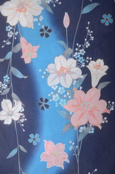 Japanese yukata kimono / H #534