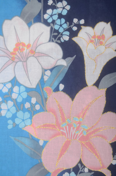 Japanese yukata kimono / H #534