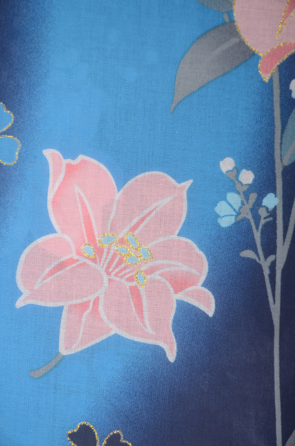 Japanese yukata kimono / H #534