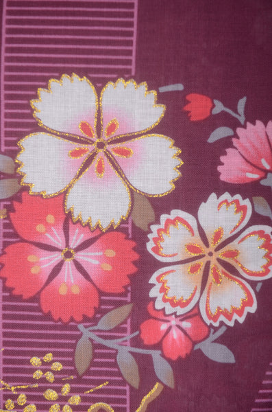 Japanese yukata kimono / H #539