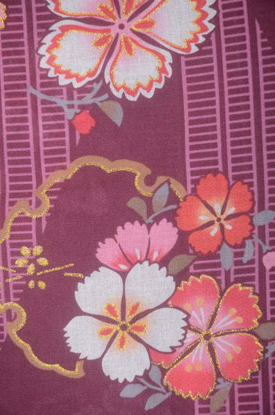 Japanese yukata kimono / H #539