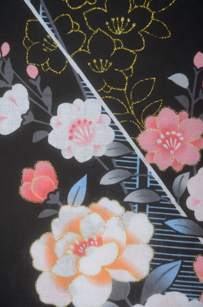 Japanese yukata kimono / H #544
